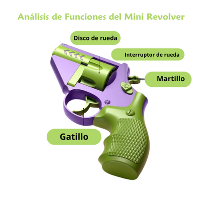 Mini Revolver Antiestrés 3D