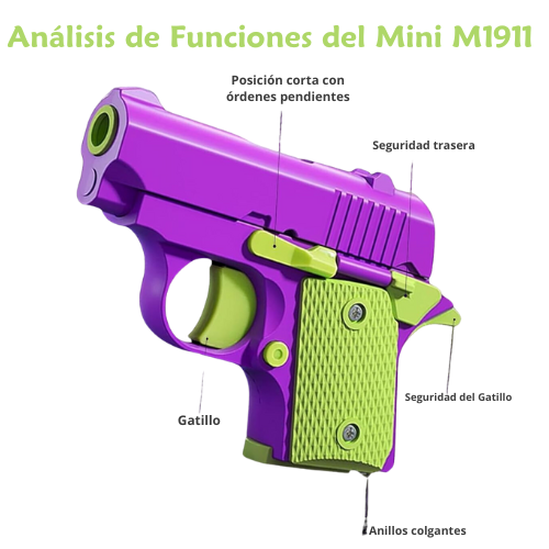 Mini Pistola Antiestrés M1911